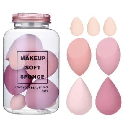 drifting bottle makeup egg strawberry powder 7 pc main 64055a8f340ab