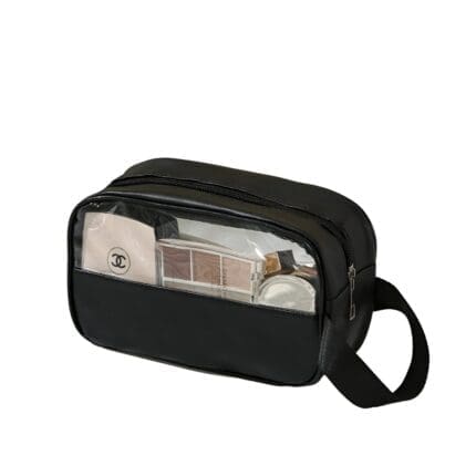 geanta cosmetice flippy pentru voiaj sau organizare 22 x 12 x 8 cm negru main 66473e6bbcbed