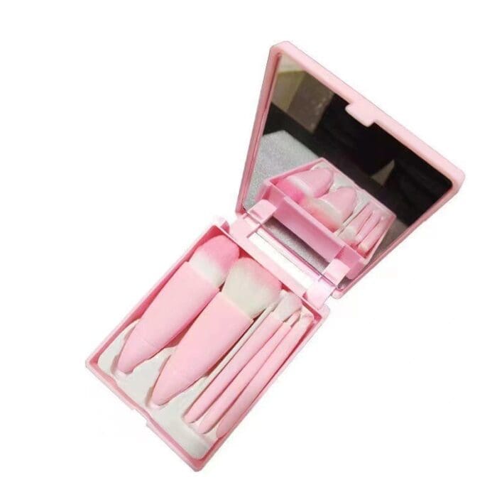 sakura powder boxed makeup brush set brush set with mirror multifunctional loose powder brush blush brush mirror box beauty makeup main 658066b627160